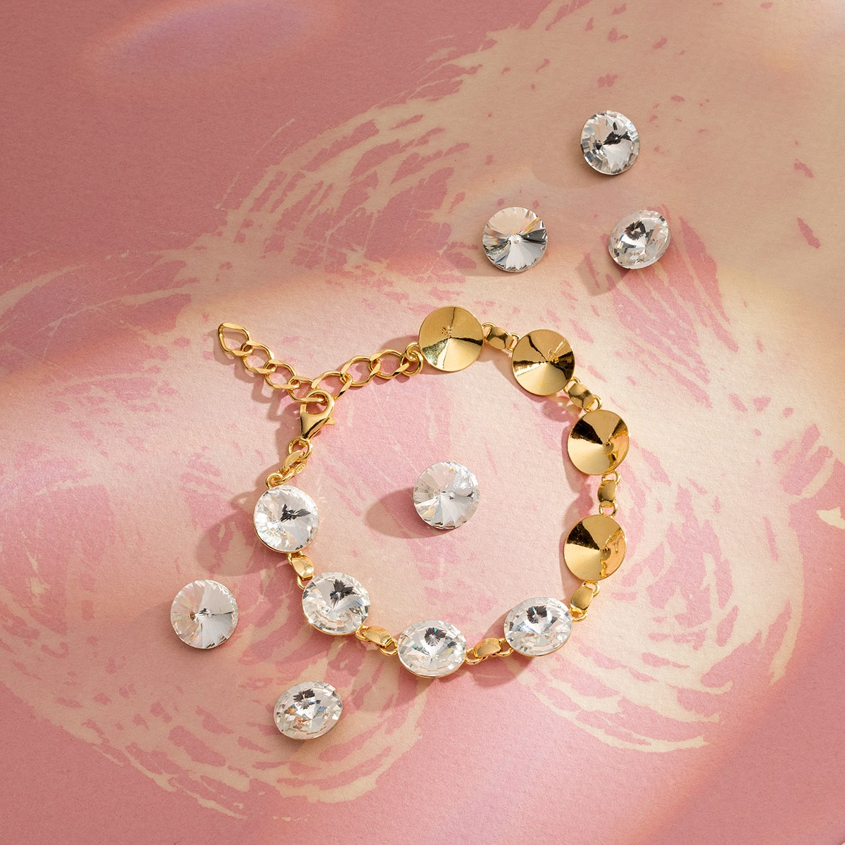 Jewelry with crystal pendants