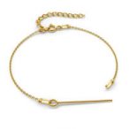 Chain bracelet - two-piece base with pin, AG 925 silver Chain bracelet - two-piece base with pin, AG 925 silver
