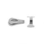 Chain ending - biscuit type, for soldering, silver Chain ending - biscuit type, for soldering, AG 925 silver