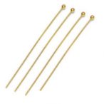 Pin with cap trim, silver Pin with cap trim, AG 925 silver