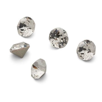 GAVBARI CRYSTAL white crystal 8 mm white crystal, for pasting, CHATON 8 MM GAVBARI CRYSTAL